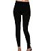SK Hat Shop Super Thick Insulate Microfleece Full Leggings Stretchy Footless Ski Snow Black