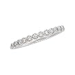 14K White Gold Diamond Wedding/Anniversary Band - 0.16 Ct.