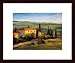 Art Poster Wood Framed Print - Tuscan Morning - Artist: M Downs- Poster Size: 12 X 15