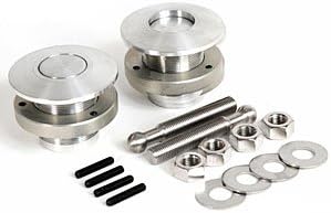 Quik Latch QL-50-LP Low Profile Push Button Billet Hood Pins - Satin - Pair