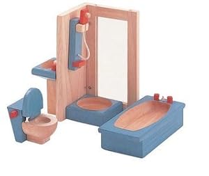 Buy PlanToys Toys - Plan Toys Plan Toys Dollhouse Furniture - Neo Bathroom