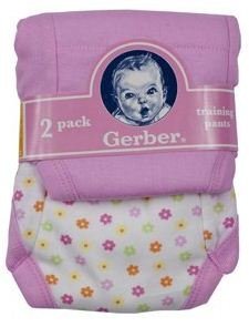 6 pair Gerber Training Pants 2T Girl 28-32 pounds
