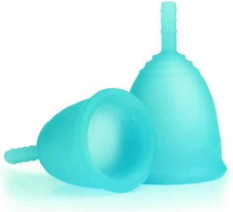 The Monzcare R-CUP Reusable Menstrual Cup Cyan Size 2