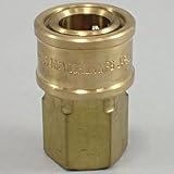 バルブレス中圧用ソケットカプラー・真鍮（オネジ取付用） TS-1SF-BSBM