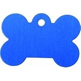 Blue Bone Shape Pet Tags Ships Within 24 Hours Enter Tag Details in "Gift Message Area At Checkout"