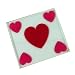Untersetzer Set LOVELY HEARTS mit s��en Herzen