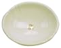 St. Thomas Creations 1003.000.02 Antigua Grande Oval Self-Rimming Lavatory Sink with Overflow, Bone Finish. Drain stopper not included.