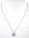 Double Sided Chinese Coin Pendant in Sterling Silver on an 18" Rhodium and Sterling Silver Box Chain, #8002 image 2