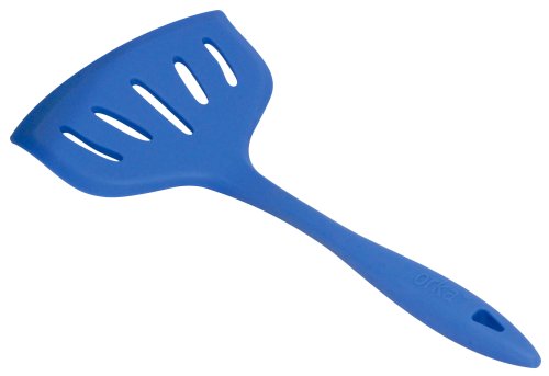 Mastrad F15403 Orka Voll- Silikon Fischwender, blau