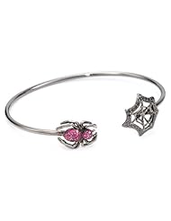 Borgioni Spider and Web Open Cuff Bracelet