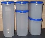 Tupperware Modular Mates Oval Set. Brilliant Blue