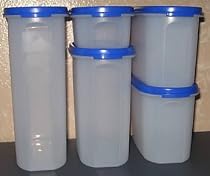 Tupperware Modular Mates Oval Set. Brilliant Blue