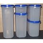 Tupperware Modular Mates Oval Set. Brilliant Blue
