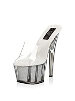 Pleaser Sandalias de tacón (Plata)