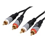 Electronics : HQ 5M TWIN RCA MALE TO MALE AUDIO CABLE