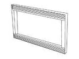 Sharp RK66WB Trim Kit for 1.5 Cu-Ft. Convection Ovens