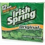 Irish Spring Deodorant Soap Original 4 Oz Bars Value Pack - 12 Bars