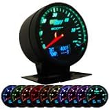 3 in 1 Black Face Combo Gauge - 60 PSI Boost, EGT, Temperature Readings