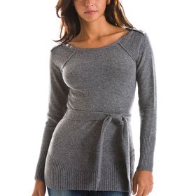 Armani Exchange Belted Tunic Sweater