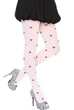 Red Hearts White Tights