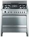 Smeg Stainless Steel Freestanding Dual Fuel Range A1XU6