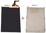 Apple iPhone 3g LCD Screen Display + Metal Mount Frame Assembly with Screw Holes Replacement Repair Part - Original Combo Kit