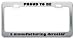I'D Rather Be A Manufacturing Director Profession Career License Plate Frame Tag Holder
