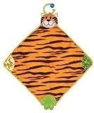 Munchkin Teething Baby Security Blanket with Pacifier attachment - zebra