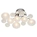 Possini Euro Lilypad Etched Glass 20 Wide Ceiling Light