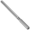 Union Butterfield 4533 High-Speed Steel Chucking Reamer, Straight Flute, Round Shank, Uncoated (Bright), 0.1240 inch