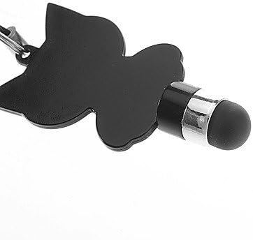 Cute KT Cat Capacitive Screen Stylus / 3.5mm Anti-dust Plug for iPhone 4/4S/5/5S ( Color : Black )