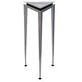 Adesso Reflections Tall Pedestal, Black