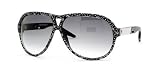 AUTHENTIC DIESEL FIK S 0H2C BLACK SILVER FRAME GRAY GREEN GRADIENT LENS PLASTIC AVIATOR... by 