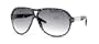 AUTHENTIC DIESEL FIK/S 0H2C BLACK SILVER FRAME GRAY GREEN GRADIENT LENS PLASTIC AVIATOR SUNGLASSES