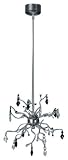 37301-11-10 Massive Halogen-Pendelleuchte Modern 12V 6-flg.