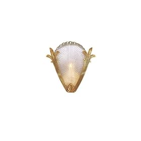 Metropolitan Metropolitan N950402 Small Murano Glass 1-LT 60w (13"H x 12"W) Sconce Lighting in Gold
