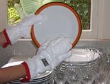 Grab & Dry Dish Drying Gloves- White