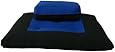 Brand New Royal/black Zabuton Zafu Set, Yoga, Meditation Seat Cushions, Kneeling, Sitting, Supporting Exercise Pratice Zabuton & Zafu Cushions.