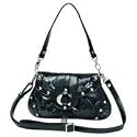 EmbassyTM Faux Black Snake Skin Purse