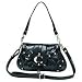 EmbassyTM Faux Black Snake Skin Purse