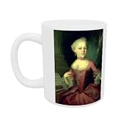 Maria-Anna Mozart, called 'Nannerl'(1751-1829), sister of Wolfgang Amadeus Mozart, 1763 by Peter Anton Lorenzoni - Mug - Standard Size