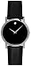Movado Men's Museum Black Leather Strap Watch #0606085