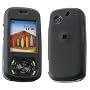 Black Rubberized Solid Snap-On Cover Hard Case Cell Phone Protector for Pantech C740 MATRIX