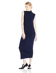 Turtleneck Jersey/Silk  Dress