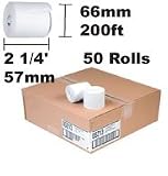 (50) 2 1/4 X 200ft Thermal Paper Roll