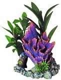 Blue Ribbon Pet Products Coral Floral Ridge Cave Purple - EE1061