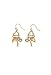 Guess UBE70707 Ladies Small Safety Pin with Charms Earrings