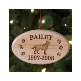 Personalized Pet Breed Memorial Ornament