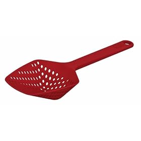 Joseph Joseph Small Scoop Colander, Red