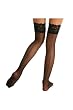 Berkshire Lace Top Back Seam Thigh-Highs Hosiery